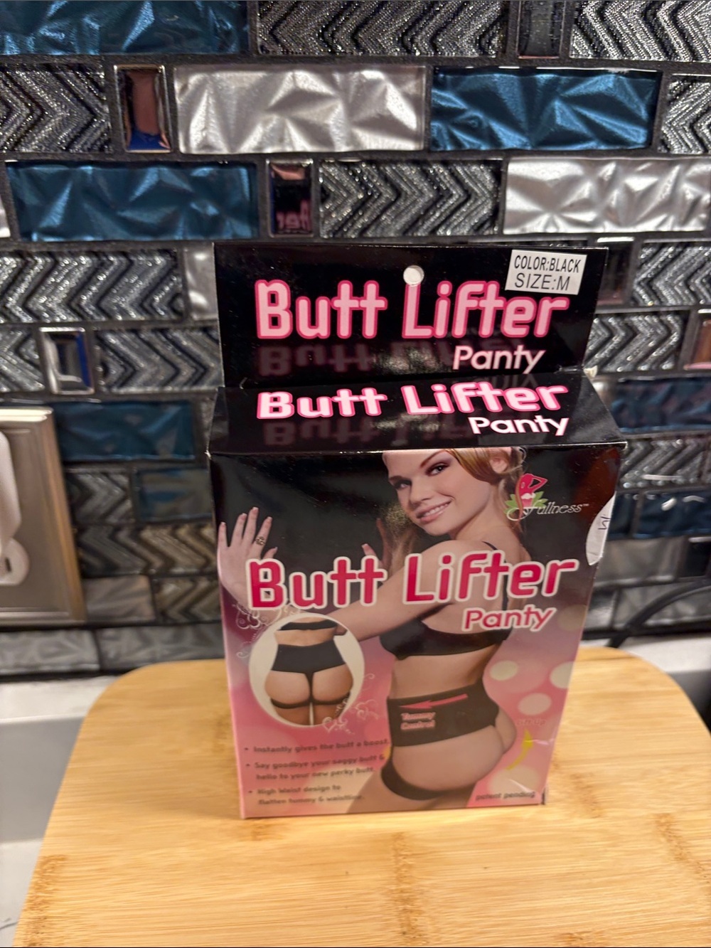 Butt Lifter Panty - Black (Unbranded)